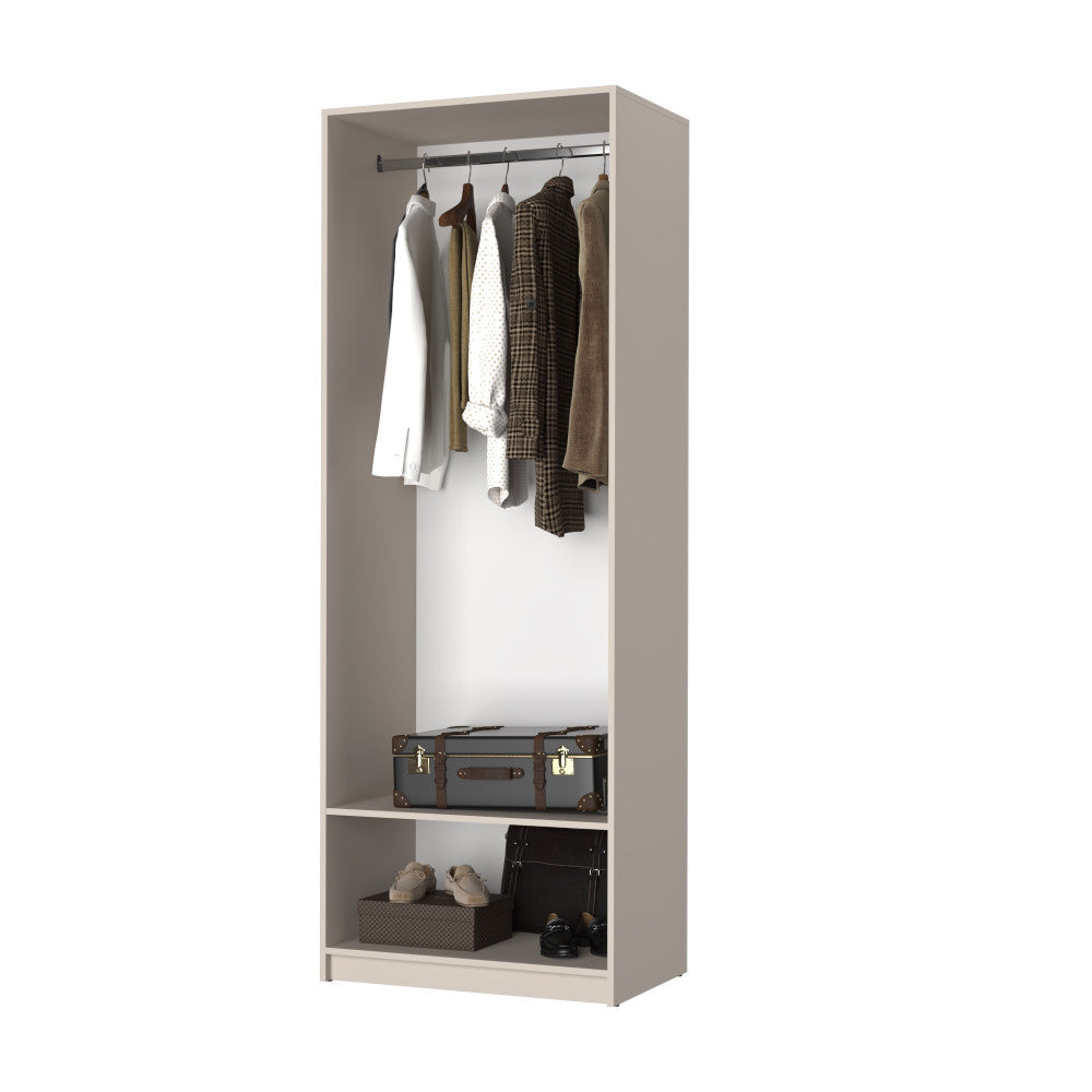 Шафа 2-дверна з антресоллю Оскар Вітрина BL-B, стандарт