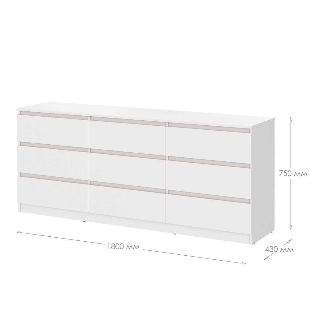 Комод у вітальню Нео 9Ш 180x43x75,5 см