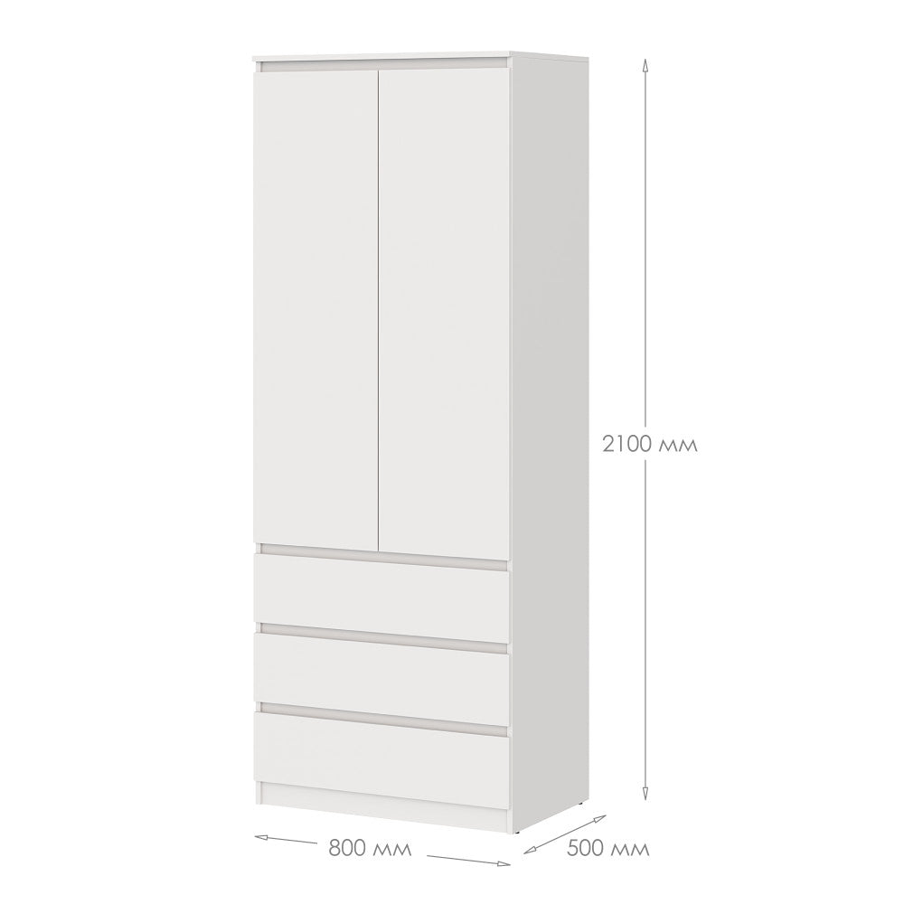Шафа розпашна з ящиками Нео 2Д3Ш 80x50x210 см