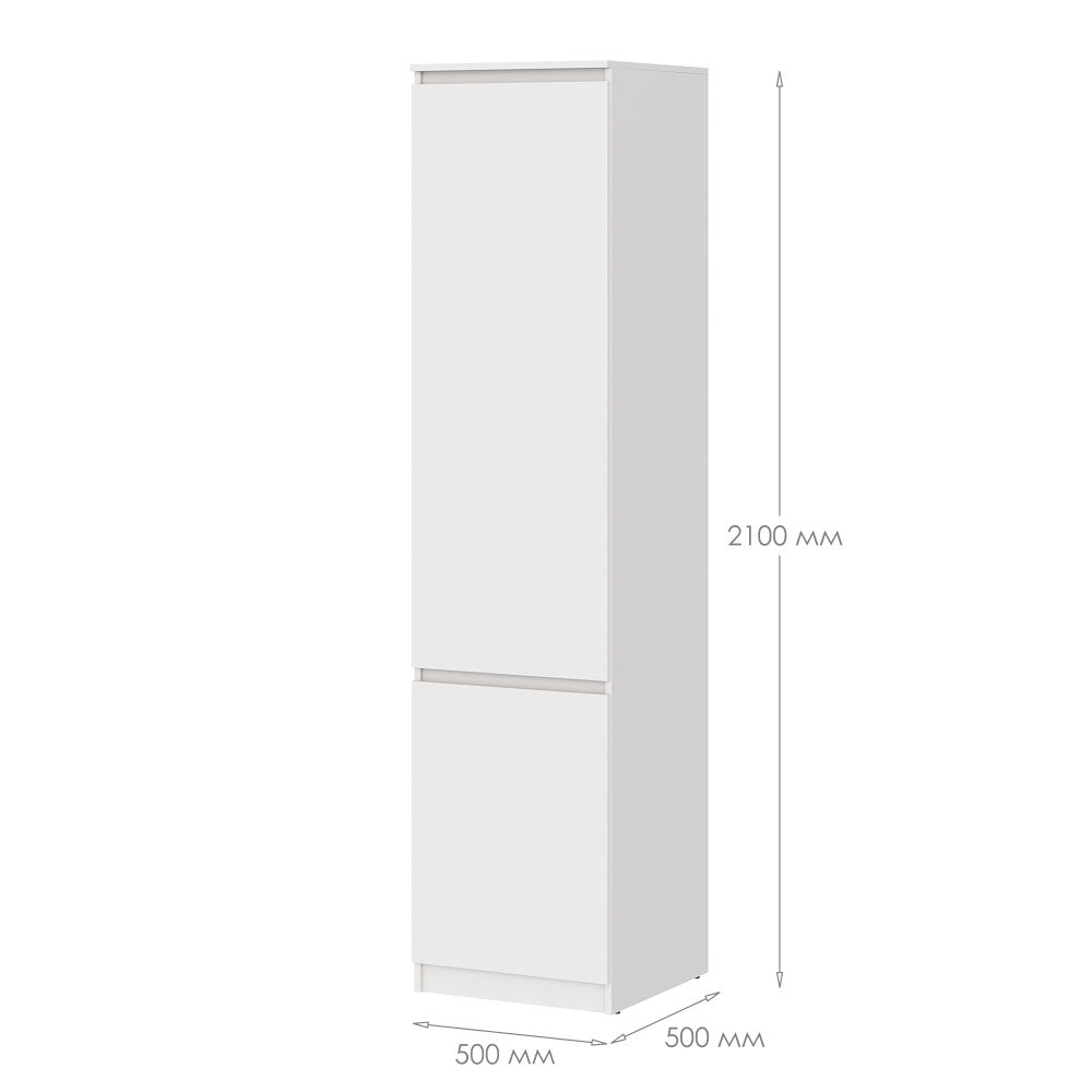 Пенал закритий з полицями Нео 2Д 50x50x210 см