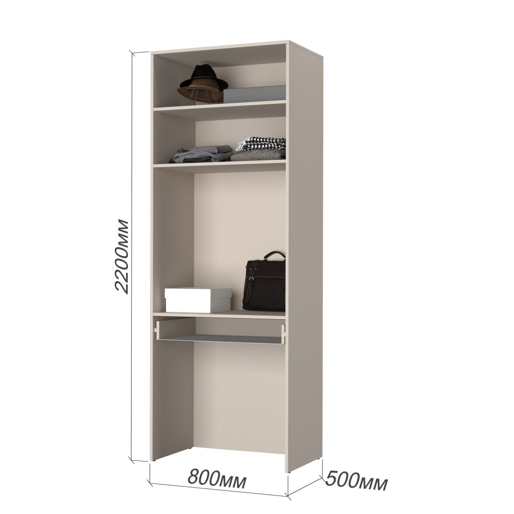 Шафа відкрита зі столом Оскар ДСП 80x52x220 см