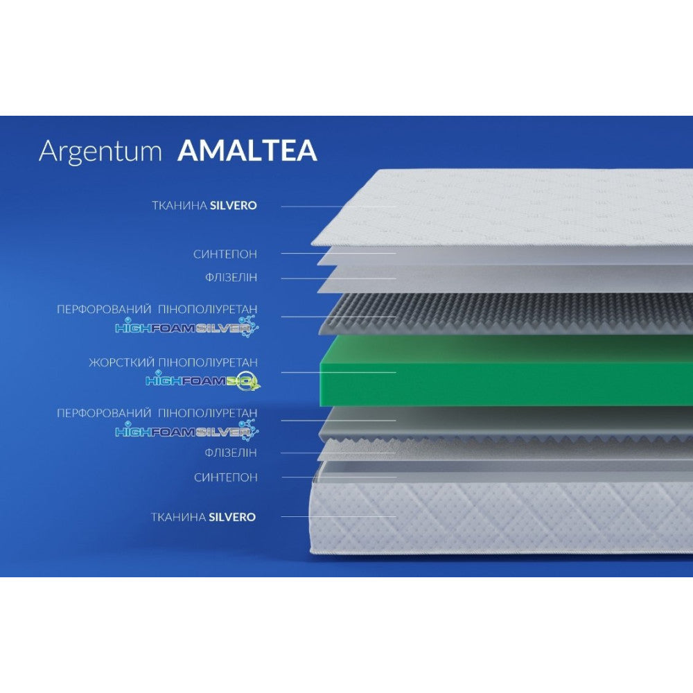 Матрац безпружинний Highfoam Noble Argentum Amaltea