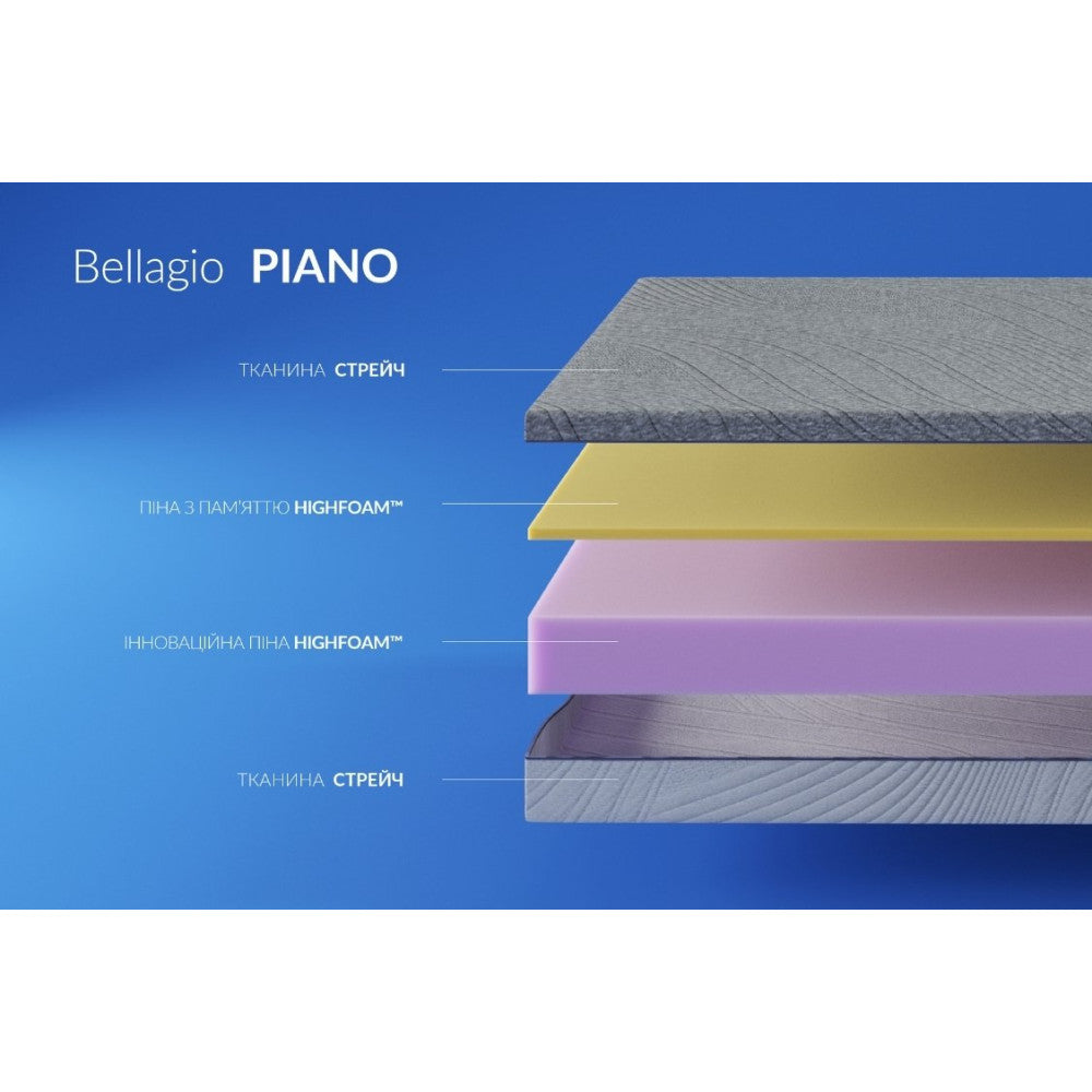 Матрац безпружинний Highfoam Noble Bellagio Piano