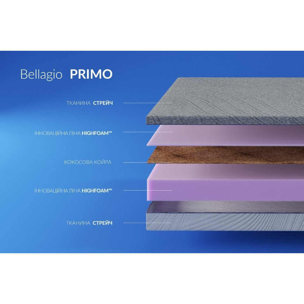 Матрац безпружинний Highfoam Noble Bellagio Primo