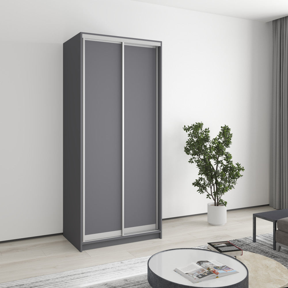 Шафа-купе дводверна Стандарт AL 2ДСП 130x60x210 см
