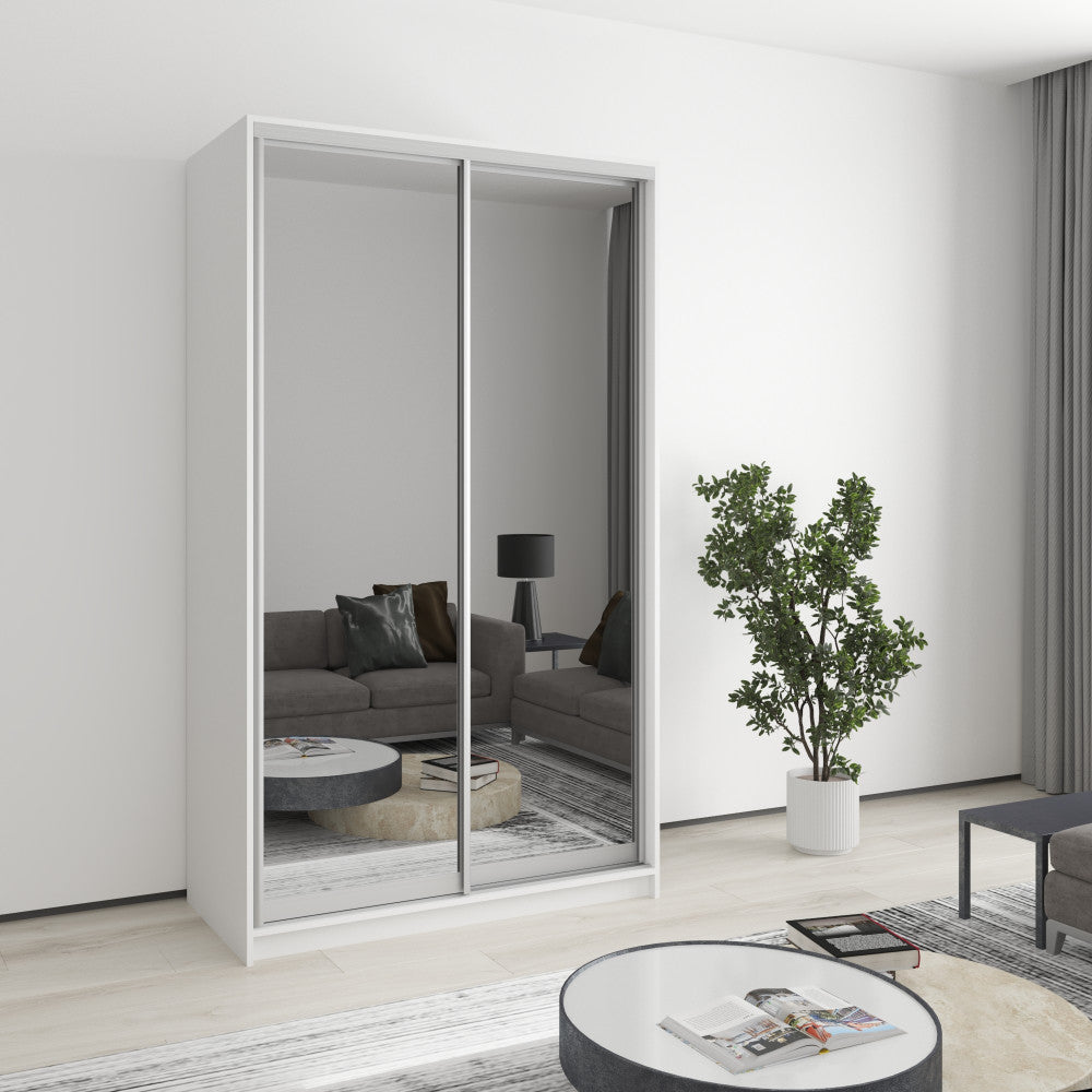 Шафа-купе дводверна Стандарт AL 2 Дзеркала 120x60x210 см