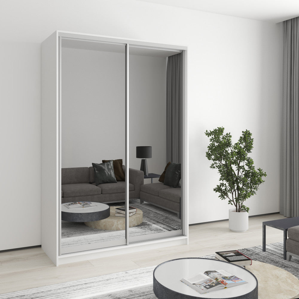 Шафа-купе дводверна Стандарт AL 2 Дзеркала 140x45x210 см