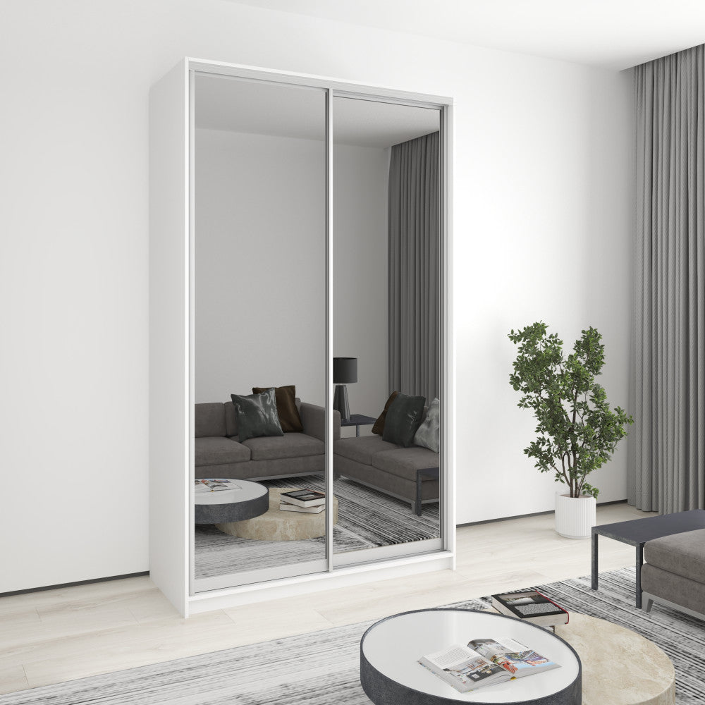 Шафа-купе дводверна Стандарт AL 2 Дзеркала 140x60x240 см