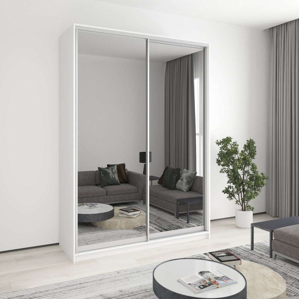 Шафа-купе дводверна Стандарт AL 2 Дзеркала 170x45x240 см