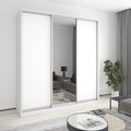 Шафа-купе тридверна Комбо AL 2ДСП/Дзеркало 220x60x240 см