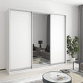 Шафа-купе тридверна Комбо AL 2ДСП/Дзеркало 230x60x210 см