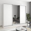 Шафа-купе тридверна Комбо AL 2ДСП/Дзеркало 250x45x210 см