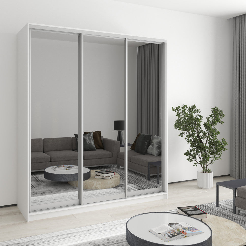 Шафа-купе тридверна Комбо AL 3 Дзеркала 180x60x240 см