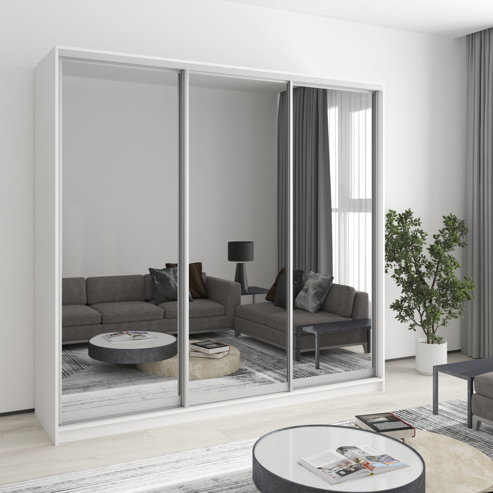 Шафа-купе тридверна Комбо AL 3 Дзеркала 220x45x210 см
