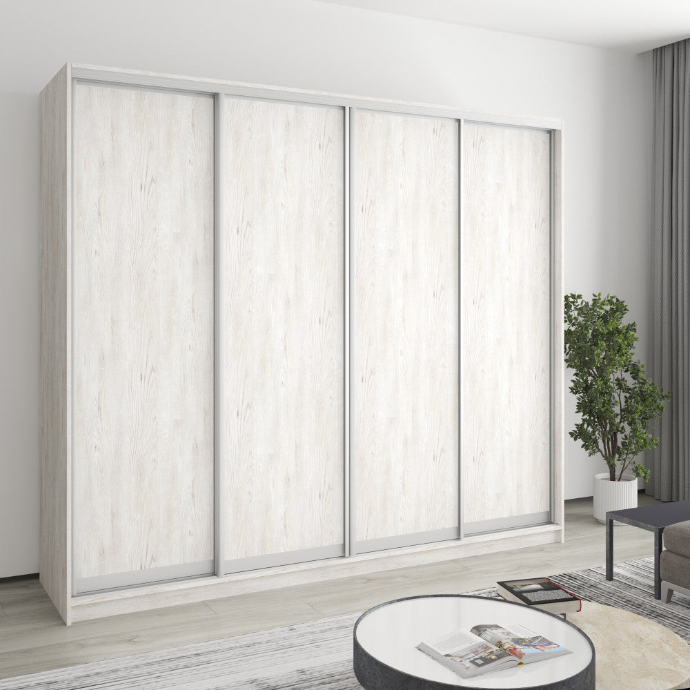 Шафа-купе чотиридверна Комбо AL 4ДСП 240x45x210 см