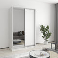 Шафа-купе дводверна Стандарт AL ДСП/Дзеркало 130x60x210 см