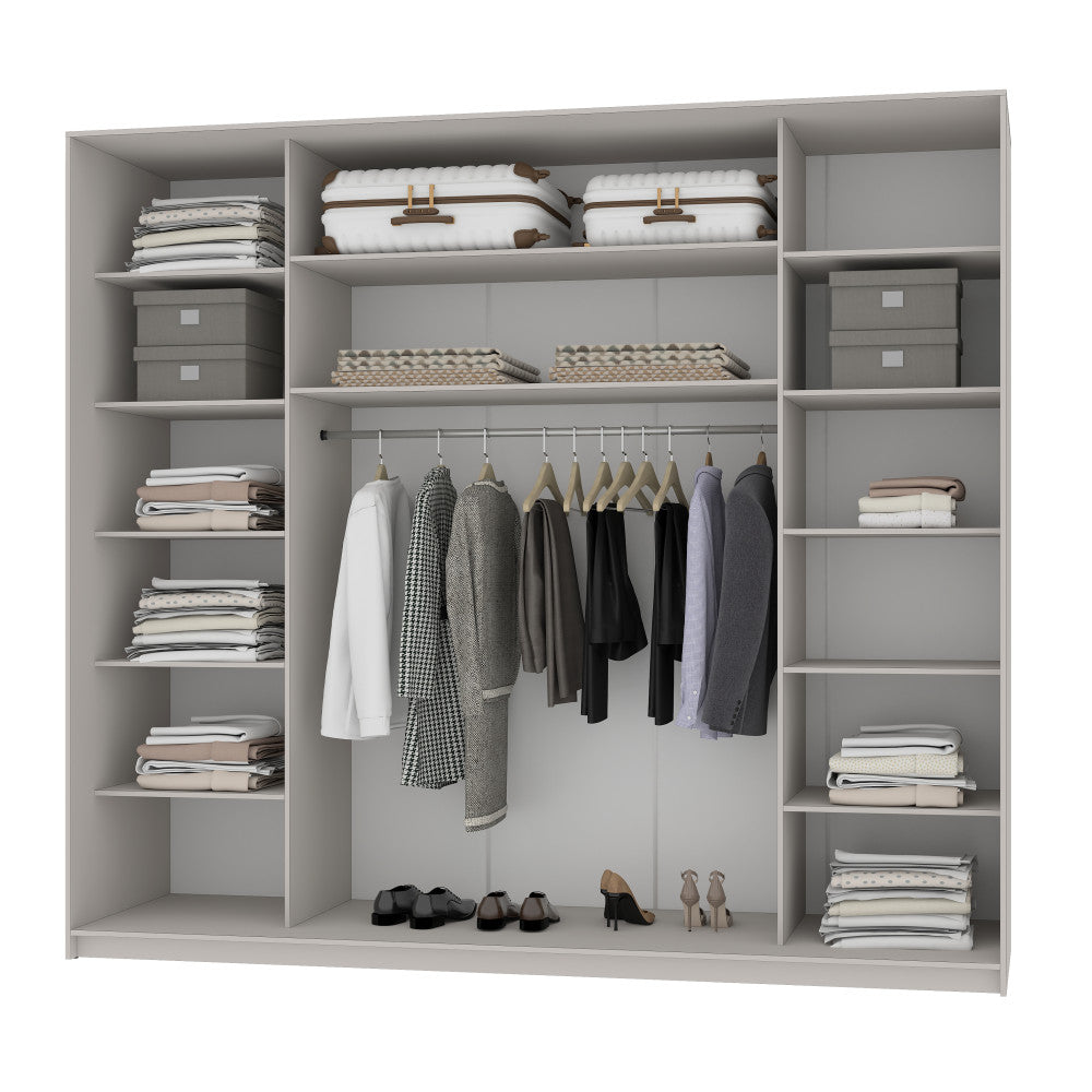 Шафа-купе чотиридверна Комбо AL 4 Дзеркала 260x45x240 см